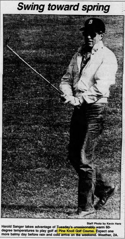 Pine Knoll Golf Course (The Knolls Golf Course) - Mar 9 1988 Article